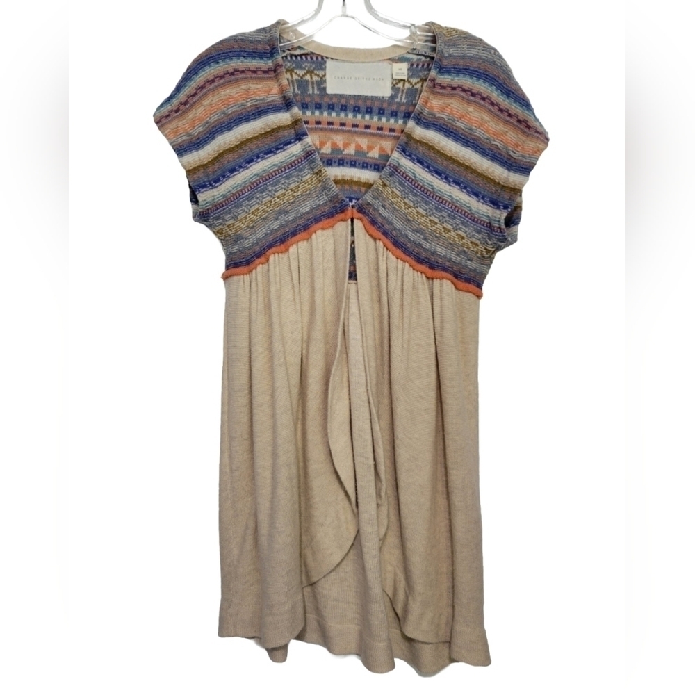 Anthropologie Change Of The Moon Knit Southwestern Boho Cardigan XS